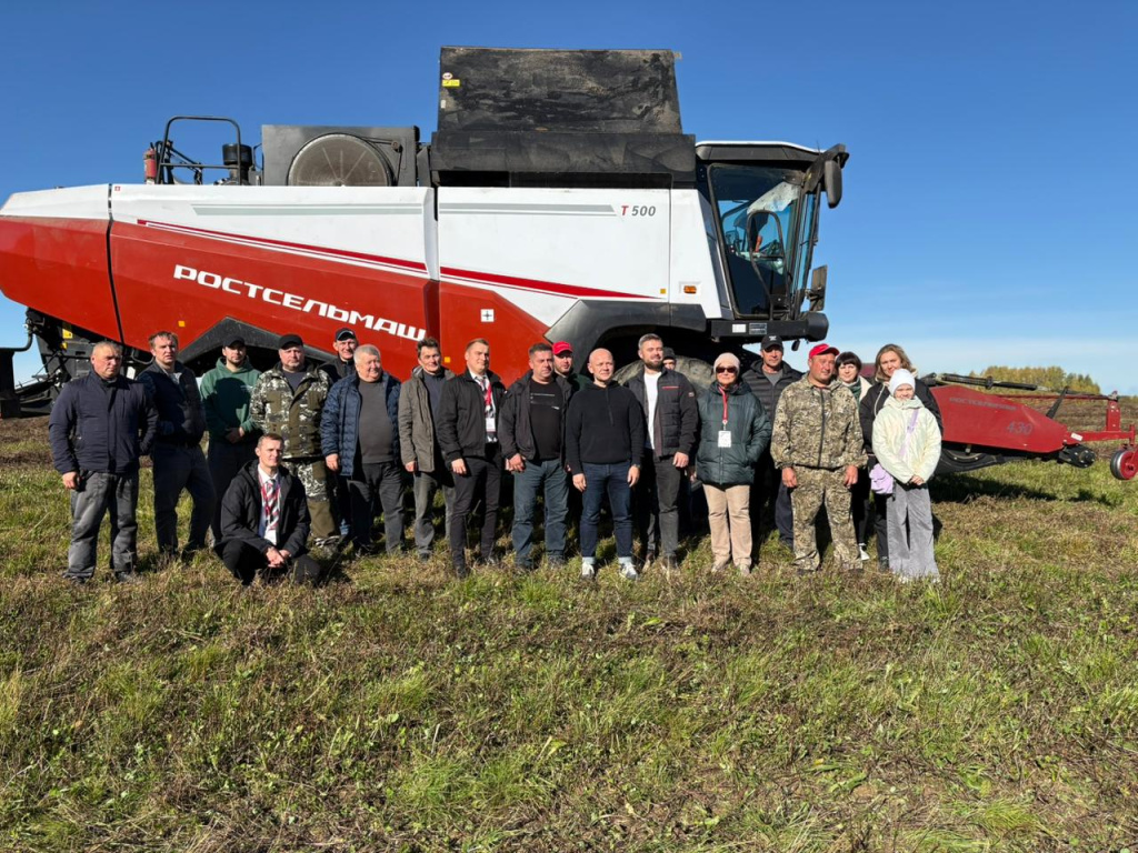 Т500 на уборке клевера